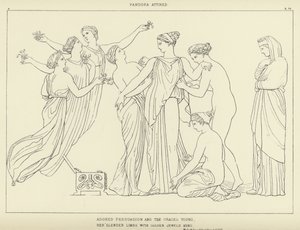 Pandora vestida de John Flaxman